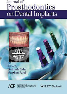 عکس Journal of Prosthodontics on Dental Implants