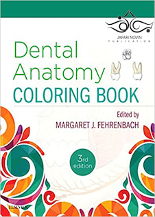 عکس Dental Anatomy Coloring Book 3rd Edition2018 رنگ آمیزی آناتومی دندان