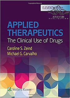 عکس Applied Therapeutics , Eleventh Edition (Black)2017 کاربردهای کاربردی