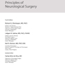 Principles of Neurological Surgery 4th Edition 2018
