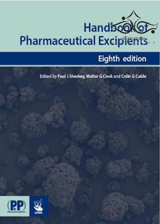 عکس Handbook of Pharmaceutical Excipients 8th Edition2017