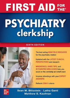 عکس First Aid for the Psychiatry Clerkship 2022