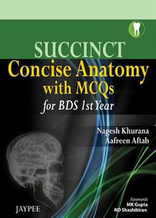 عکس SUCCINCT Concise Anatomy for Dental Students with MCQs