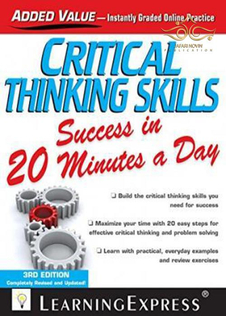 عکس 2015 Critical Thinking Skills Success in 20 Minutes a Day 3rd Edition