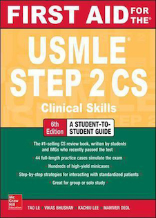 عکس First Aid for the USMLE Step 2 CS, Sixth Edition