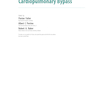 Cardiopulmonary Bypass 3rd Edicion 2022