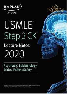عکس USMLE Step 2 CK Lecture Notes 2020: Psychiatry, Epidemiology, Ethics, Patient Safety کاپلان 2020 روانپزشکی ، اپیدمیولوژی ، اخلاق ، ایمنی بیمار