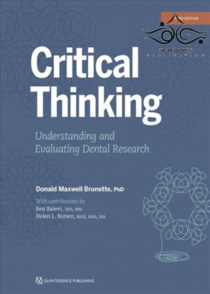 عکس Critical Thinking: Understanding and Evaluating Dental Research 3rd Edition2020 تفکر انتقادی: درک و ارزیابی تحقیقات دندانپزشکی