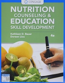 عکس Nutrition Counseling and Education Skill Development (MindTap Course List) 4th Edition