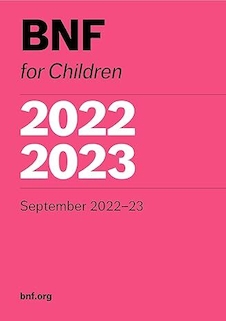 عکس BNF for Children 2022-2023