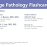 LANGE Pathology Flash Cards, Fourth Edition