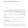 Voice Work: Art and Science in Changing Voices 2nd Edition