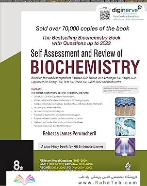 Self Assessment and Review of Biochemistry 8th Edition