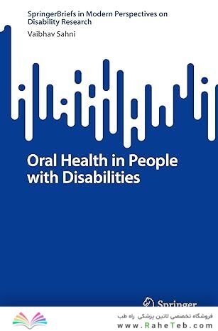 Oral Health in People with Disabilities