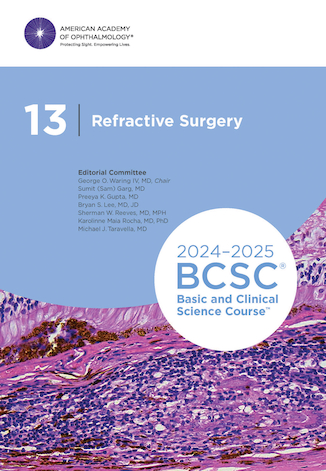 عکس 2024-2025 Basic and Clinical Science Course, Section 13: Refractive Surgery