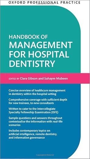 عکس Oxford Professional Practice: Handbook of Management for Hospital Dentistry