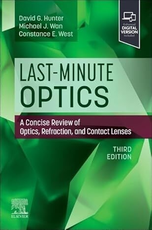 عکس Last-Minute Optics: A Concise Review of Optics, Refraction, and Contact Lenses 3rd Edition