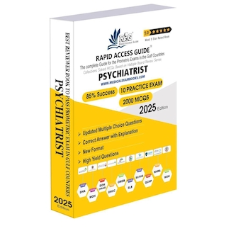 عکس Psychiatrist Prometric Exam MCQs Book 2025